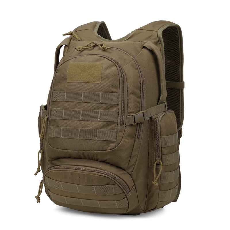 Mardingtop 25L Tactical Backpacks Molle Hiking daypacks for Camping Hiking Military Traveling Motorcycle Khaki - Image 1